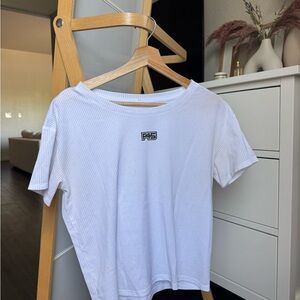 White F45 Logo Mesh T-Shirt